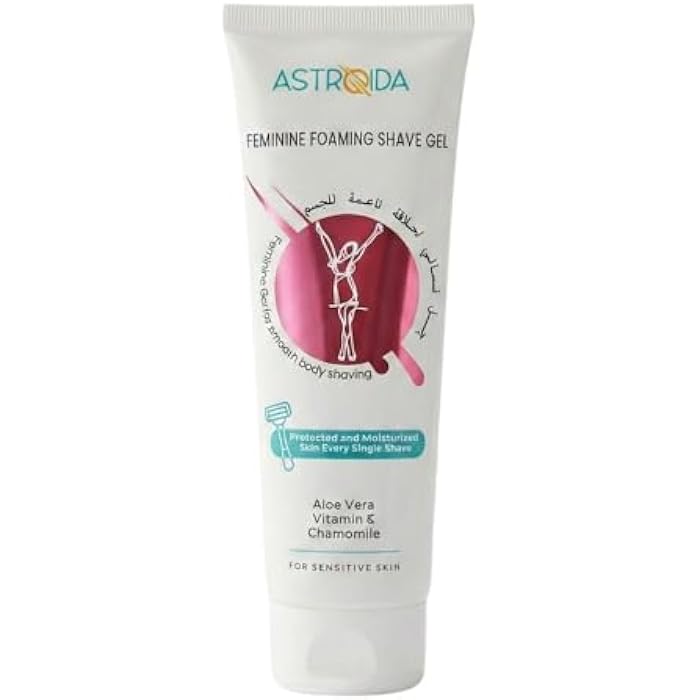 Astroida Feminine Foaming Shave Gel 120ml with Protected and Moisturized Skin Every Single Shave - Image 1